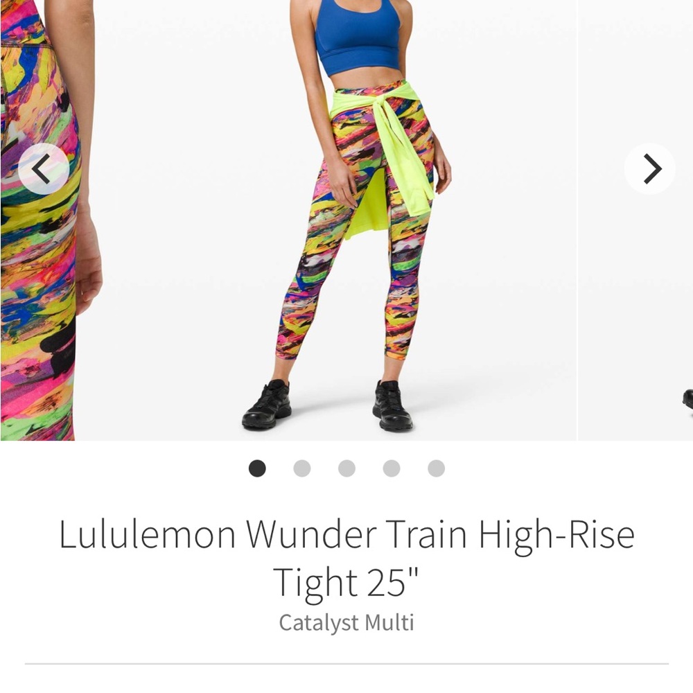 Lululemon Wunder Train High Rise 25”
